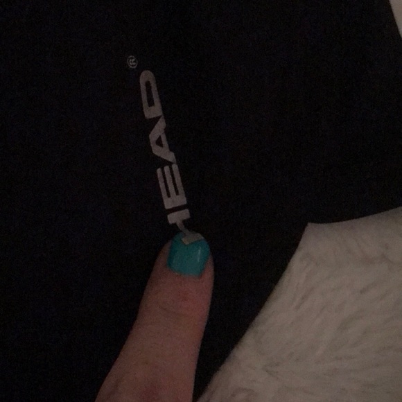 XS Black head running shorts - Picture 3 of 4